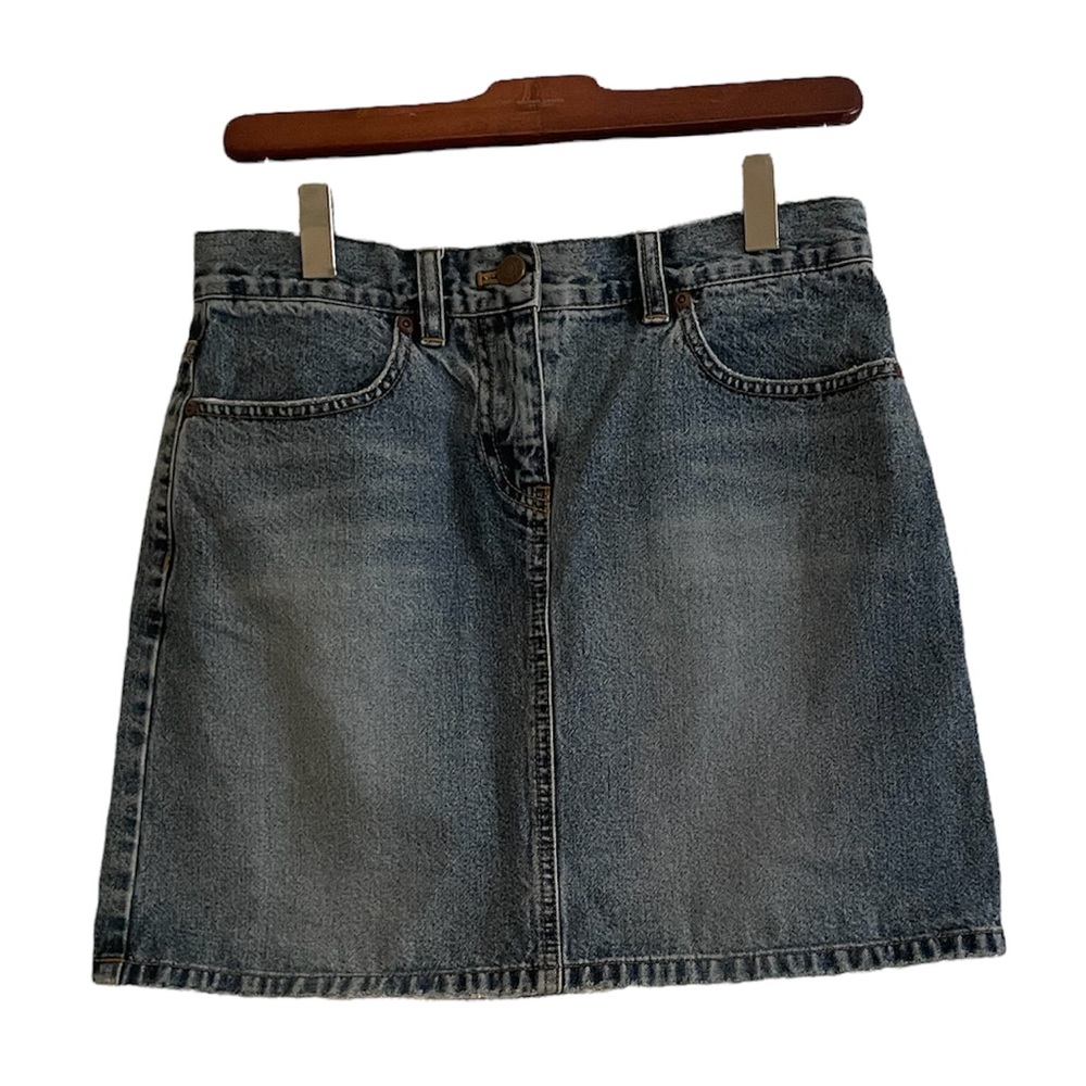 J. CREW Classic Denim Mini Skirt with Pockets
